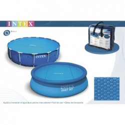Bâche À Bulles Solaire Piscine Intex 287 Cm Ref 29021 | Piscineshorssolweb