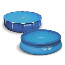 Bâche À Bulles Circulaire Pour Piscine Tubulaire Et Autoportante Intex 29025 538 X 253 Cm