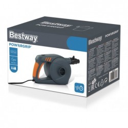 Gonfleur Éléctrique AC Powergrip cavec des Adaptateurs 220-240V Bestway 62145 | Piscineshorssolweb