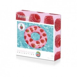 Flotteur Gonflable Parfumé de 119 cm. Scentsational Raspberry Bestway 36231 | Piscineshorssolweb
