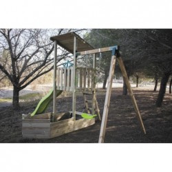 Parc enfant Nautilus L avec Balançoire Individuelle de Masgames MA700326
