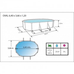 Piscine Toi Veta 8397 640x366x120 Cm | Piscineshorssolweb
