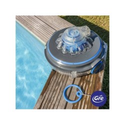 Nettoyeur de piscine à batterie Wet Runner Plus pour les piscines Gre RBR75 | Piscineshorssolweb