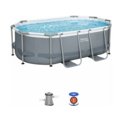 Piscine Hors-Sol Ovale Power Steel 305x200x84 cm. Bestway 5614A