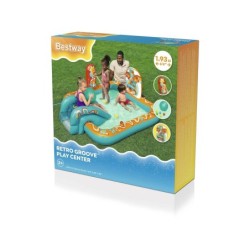 Centre de jeux gonflable Retro Groove 193x152x74 cm Bestway 53164 | Piscineshorssolweb