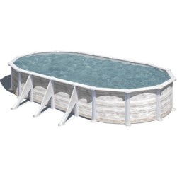 Piscine de 730x375x132 cm. en Acier Groenlandia Gre KITPROV738N