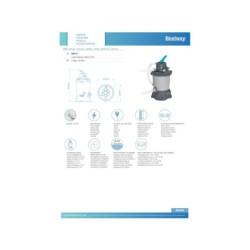 Épurateur À Filtre À Sable De 2.006 L/H Flowclear Bestway 58515 | Piscineshorssolweb