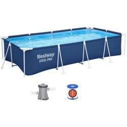 Piscine Hors Sol Tubulaire Bestway 56424 400 X 211 X 81 Cm