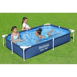 Piscine Hors Sol Tubulaire Bestway 56401 221 X 150 X 43 Cm | Piscineshorssolweb