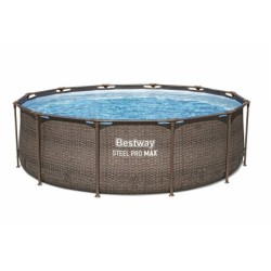 Piscine Bestway 56709 Hors Sol Steel Pro Max Deluxe 366 X 100 Cm | Piscineshorssolweb