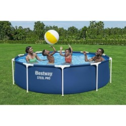 Piscine démontable Steel Pro ronde 305 x 76 cm Bestway 56677 | Piscineshorssolweb