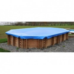Bâche D’hiver Pour Piscine 672 X 472 Cm Gre 621103