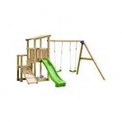 Aire De Jeux Avec Double Balançoire Cascade Masgames Ma811501