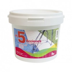 Chlore 5 Actions Dissolution Lente Flacon De 5 Kg Pqs 55705