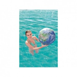 Ballon Gonflable De 61 Cm Globe Terrestre Avec Lumière Led Bestway | Piscineshorssolweb