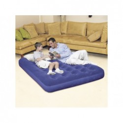 Matelas Gonflable Bestway 67002 Floqué De 197x137x22 Cm | Piscineshorssolweb